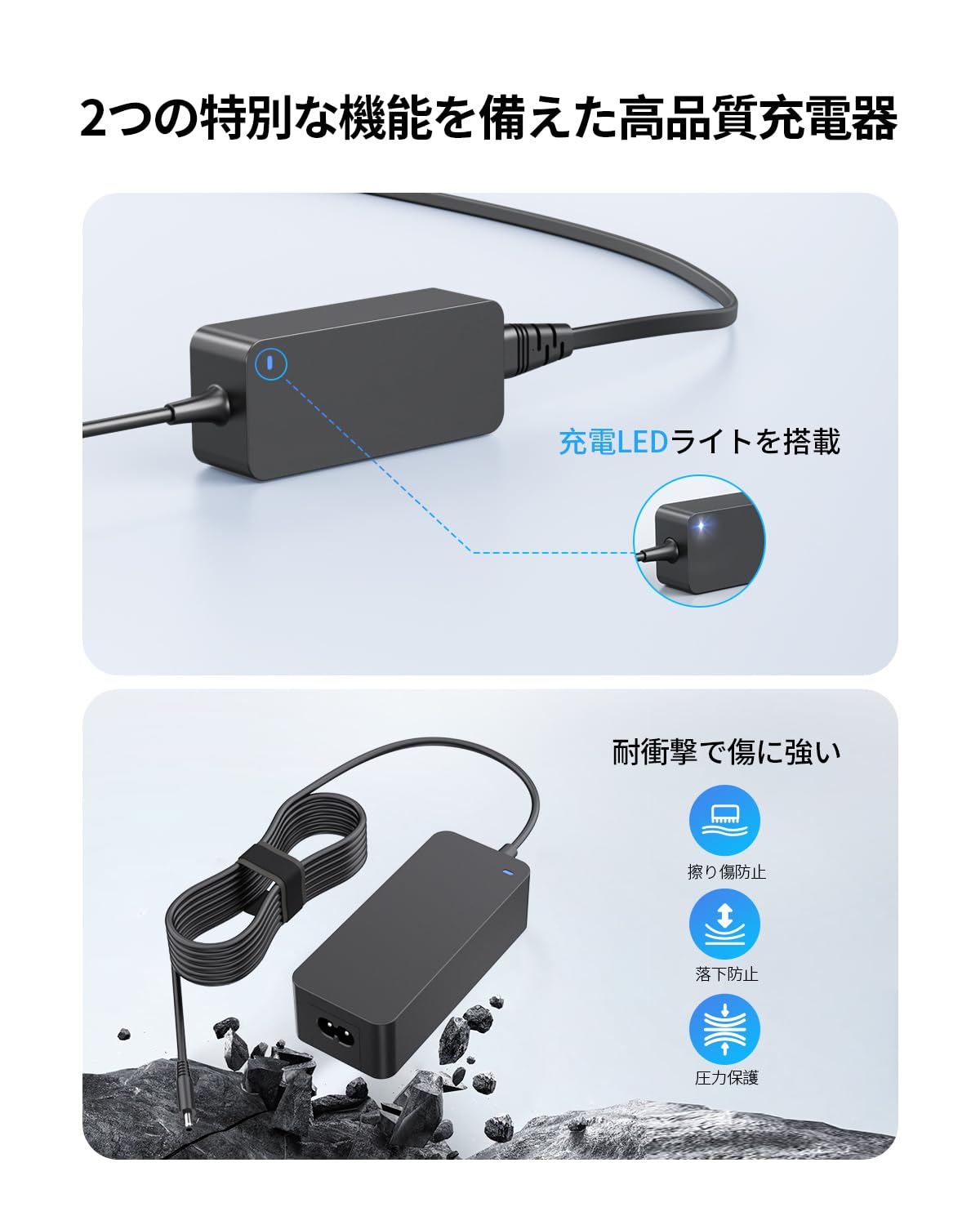 Amazon.co.jp: Superer 65W 45W Dell互換用 充電器 対応Inspiron 5402